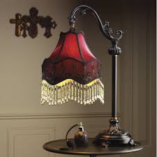 Burgundy Table Lamp Victorian Lampshades Lamp Victorian Lamps