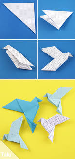 Kostenlose Faltanleitung Origami Taube Falten Talu De Origami Origami Anleitungen Origami Vogel