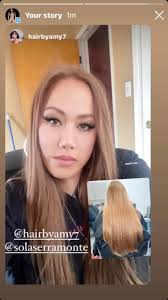 Love my color !!! Thank u @hairbyamy7 for coloring my hair and making my  extensions blend together. Thank you @bellamihair my extensions! I’m loving  it !!!