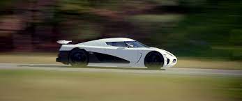 Koenigsegg Agera R White Sports Car Driven By Harrison Gilbertson In Need For Speed 2014