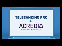 Dann richten sie ihren persönlichen telebanking pro. Acredia Select Bei Telebanking Pro Youtube