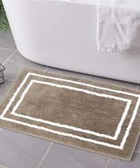 White is still a dominant color, as in most of the modern farmhouse designs, but is livened up by neutral wood shades and green. Uphome Bathroom Rugs Non Slip Camel Banded Shaggy Bath Mat 20x31 Inch Luxury Machine Washable Bath Rug Soft Microfiber Farmhouse Goals