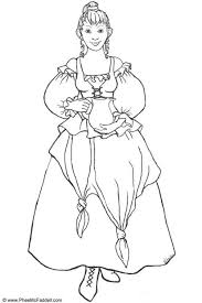 Malvorlage Frau