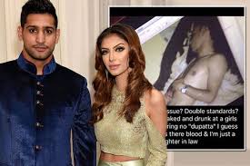 Amir Khan S Wife Shares Naked Snapchat Of His Brother As Feud Between Boxer S Family And Partner Takes Nasty Turn Daily Record