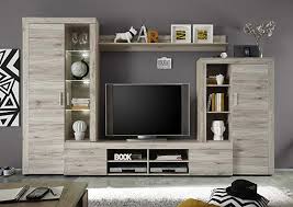 Hier findet ihr eine schöne auswahl unserer lieblings wohnwände im modernen ja, wir haben sie alle, moderne wohnwände sind besonders beliebt mit hochglanz optik. Trendteam Smart Living Wohnzimmer Anbauwand Wohnwand Fiesta 301 X 189 X 40 Cm In Eiche San Remo Living Room Tv Unit Designs Tv Wall Cabinets Tv Unit Furniture