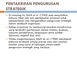 Visi menjelaskan mengapa suatu perusahaan berdiri. Pengenalan Kepada Pengurusan Strategik Ppt Download