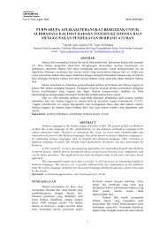 Bagi anda yang tengah belajar bahasa inggris, mengetahui banyak contoh kalimat kata sifat bahasa inggris merupakan hal yang wajib. Pdf Purwarupa Aplikasi Perangkat Bergerak Untuk Alihbahasa Kalimat Bahasa Inggris Ke Bahasa Bali