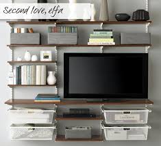 Elfa Desk System Google Search Container Store Entertainment Wall Elfa Shelving
