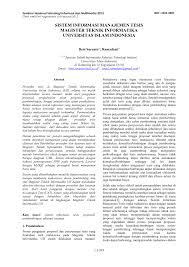 Maybe you would like to learn more about one of these? Pdf Sistem Informasi Manajemen Tesis Magister Teknik Informatika Universitas Islam Indonesia