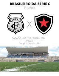 Form & venue game is being played at the boca de jacare stadium, in taguatinga. Treze X Botafogo Pb Escalacoes Desfalques E Arbitragem Do Classico Tradicao Pela Serie C Brasileirao Serie C Ge