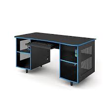 Staples Emergent Gaming Desk Black Spus Egdb At Staples In 2020 Desk Gaming Desk Custom Computer Desk