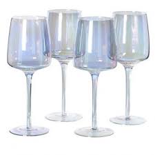 Iridescent White Wine Glasses White Wine Glasses Glass Glassware