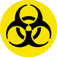 Vector Clip Art Of Round Bio Hazard Sign Public Domain Vectors Hazard Sign Symbols Symbol Design