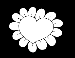 Download this adorable dog printable to delight your child. Flower Heart Coloring Page Coloringcrew Com