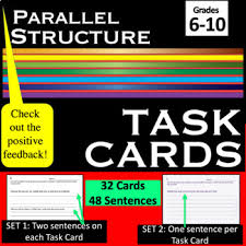 Select this option only if your district is using savvas easybridge plus or easybridge auto. Parallel Structure Worksheets Teachers Pay Teachers