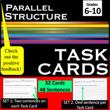 What should the parallelism be? Parallel Structure Worksheets Teachers Pay Teachers
