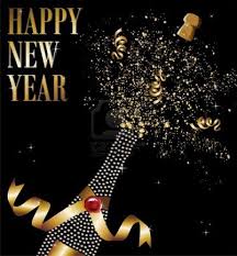 Diamond Champagne Bottle With Gold Ribbon In New Year Celebration Newyear New Year Celebration Happy New Year 2014