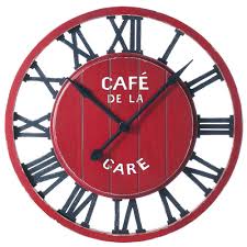 orologi e sveglie horloge murale rouge horloge murale horloge