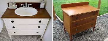 How to turn a dresser into a bathroom vanity. Furniture Turned Into Bathroom Vanity All About Furniture
