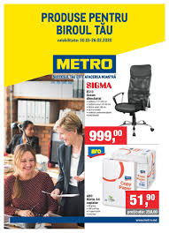 Poti alege hartie obisnuita sau reciclata, hartie de o calitate superioara sau una destinata printarii in volume mari, toate provenind din surse sustenabile. Metro Catalog Special Produse Pentru Biroul TÄƒu Nr 3