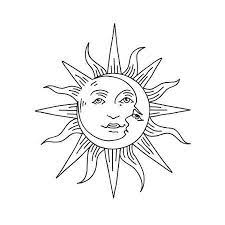 Tattify Sun And Moon Temporary Tattoo Sol Y Luna Set Of 2 Sun Tattoos Tattoo Set Temporary Tattoo
