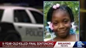 Man charged with killing 9-year-old Za'layia Jenkins receives 40-year  sentence