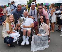 Dylan alcott takes on sam schroder in the wheelchair quad singles at the us open 2020. Facebook
