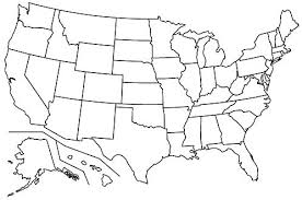 Amazon Com Conversationprints Blank United States Map Glossy Poster Picture Photo America Usa Cool Posters Prints
