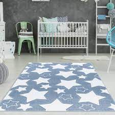 Teppich stern teppich mit sternen günstig online kaufen benuta.de. Jungen Teppich Sterne Blau Weiss Teppich4kids