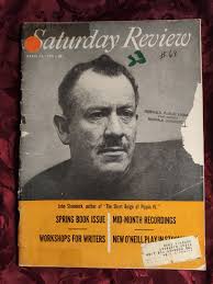 Saturday Review April 13 1957 JOHN STEINBECK Marshall Fishwick Gorham  Munson