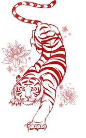 Tiger Tattoo Flash Art Commission By Megantoy On Deviantart Tiger Print Tattoos Tattoo Flash Art Tiger Tattoo Design