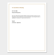 Apology Letter For Cancellation Samples Examples Formats