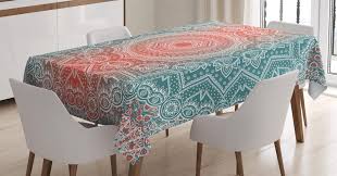 Special occasions deserve great prices. Abakuhaus Coral Und Teal Tischdecke Moderne Kaufland De
