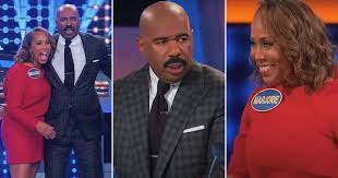 Family Feud' host Steve Harvey was in disbelief by his wife's 'pool boy'  answer: "He looked so..."