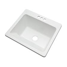 3 hole single bowl utility sink