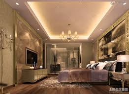 In this room, all the colors blend smoothly, creating a calming effect. Brpol Master Bedroom False Ceiling Design