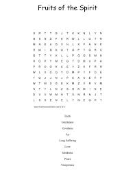 Fruit Of The Spirit Crossword Puzzle Sunday School Kids Kids Sunday School Lessons Bible For Kids
