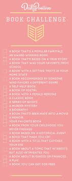 The Daily Positive Winter Book Challenge The Daily Positive Book Challenge Winter Books Book Worms