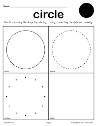 12 Shapes Worksheets Color Trace Connect Draw Shapes Worksheets Shape Tracing Worksheets Shape Worksheets For Preschool