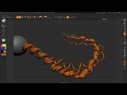 Zbrush Hair Curls 2 00 Finally A Curve Brush For Creating Stylized Curly Hair This Brush Matches My Other Hair Br Zbrush Hair Curled Hairstyles Zbrush