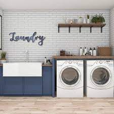 Winston Porter Cursive Laundry Sign Wall Decor Laundry Room Decor Laundry Room Signs Laundry Wall Art