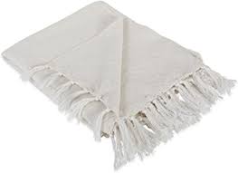 • woven of 100% polyester. Amazon Com Dii Modern Cotton Geometric Blanket Throw With Fringe For Chair Couch Picnic Camping Beach Everyday Use 50 X 60 Hexagon Beige Off White Home Kitchen