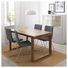 morbylanga volfgang table and 4 chairs brown gunnared medium gray ikea table ikea chair