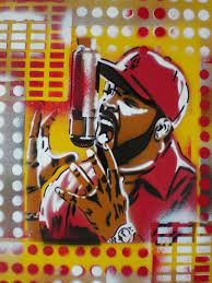 Ice Cube Painting Canvas Beats Rhymes Stencil Art Spraypaint Pop Microphone Street Art Music Hip Hop Rapper Icon Living H Hip Hop Art Ice Cube Painting Hip Hop