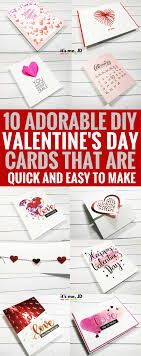 Here is your how to make handmade love cards video tutorial: 10 Diy Valentine S Day Cards That Are Quick And Easy To Make