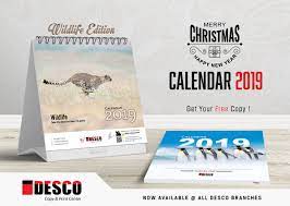 Desco Copy Print Center In Dubai Abu Dhabi Printing Center New Year Calendar Copy Print