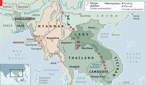 Thế khó của Việt Nam trước các đập thủy điện trên sông Mê Kông của Lào