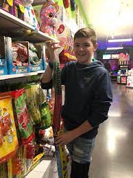 Behold The World S Largest Gummy Worm Come Get One For Yourself At Our Very Own Sweet Shop Located Inside Of Crave Sour Patch Kids Jelly Belly Mini Bowling