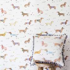 Sausage Dog Wallpaper Dax Print Wallpaper Daschund Etsy Dog Wallpaper Sausage Dog Dog Wall Art