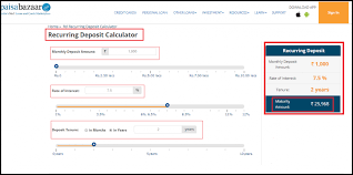 Sbi Rd Interest Rates Rd Calculator 2021 I Paisabazaar
